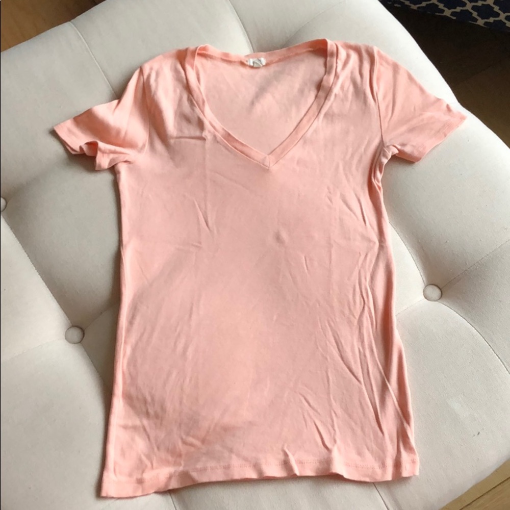 J crew cotton v neck